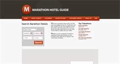 Desktop Screenshot of marathonhotelguide.com